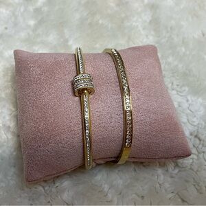 Elegant Gold and Silver Women's Bracelet Set